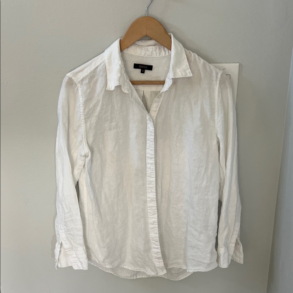 Quince 100% linen button down